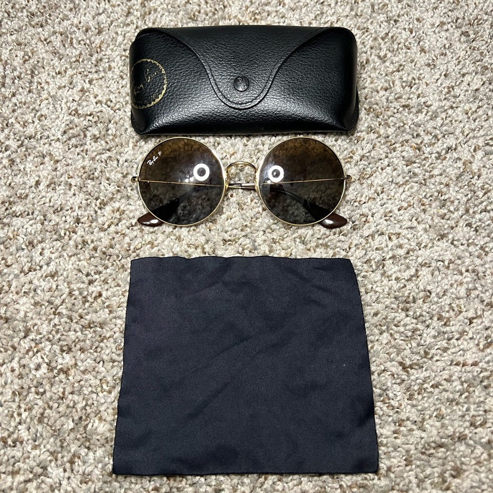 RAYBAN Sunglasses Round Polarized